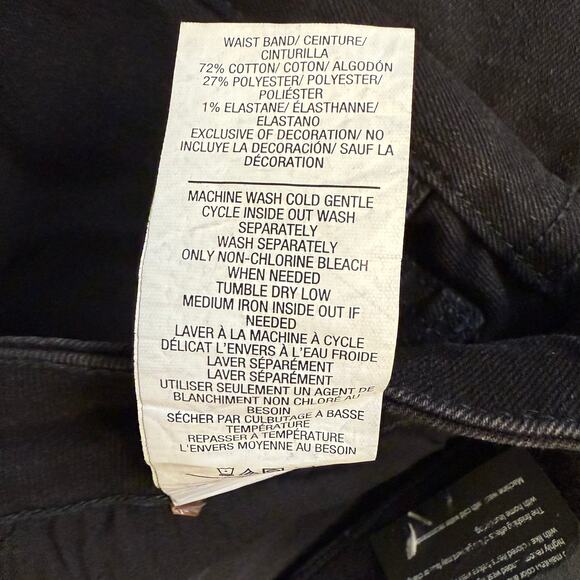 Joe’s Jeans Black High Rise Skinny Size 33 x 29 Minimalist Elevated Basics NWT - Picture 3 of 5